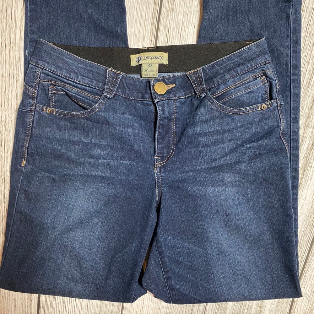 Democracy “Ab”Solution Straight Leg Jeans